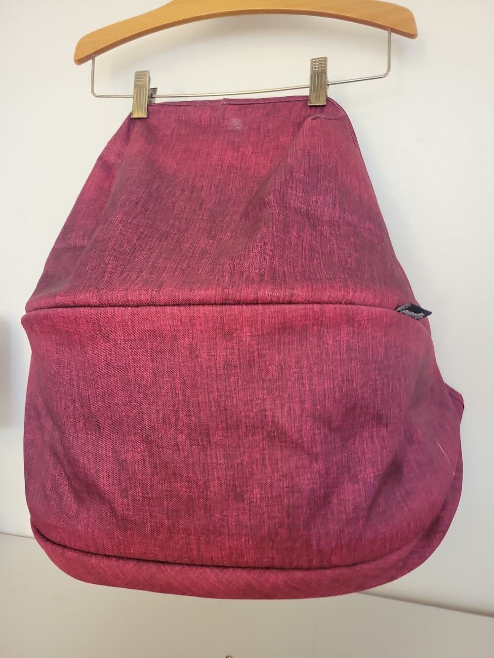 (NO FRAME) Evenflo Litemax Omni Baby Car Seat Fabric Canopy Sun Shade Burgundy